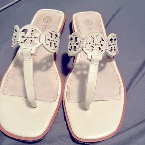 Tory Burch ivory sandals